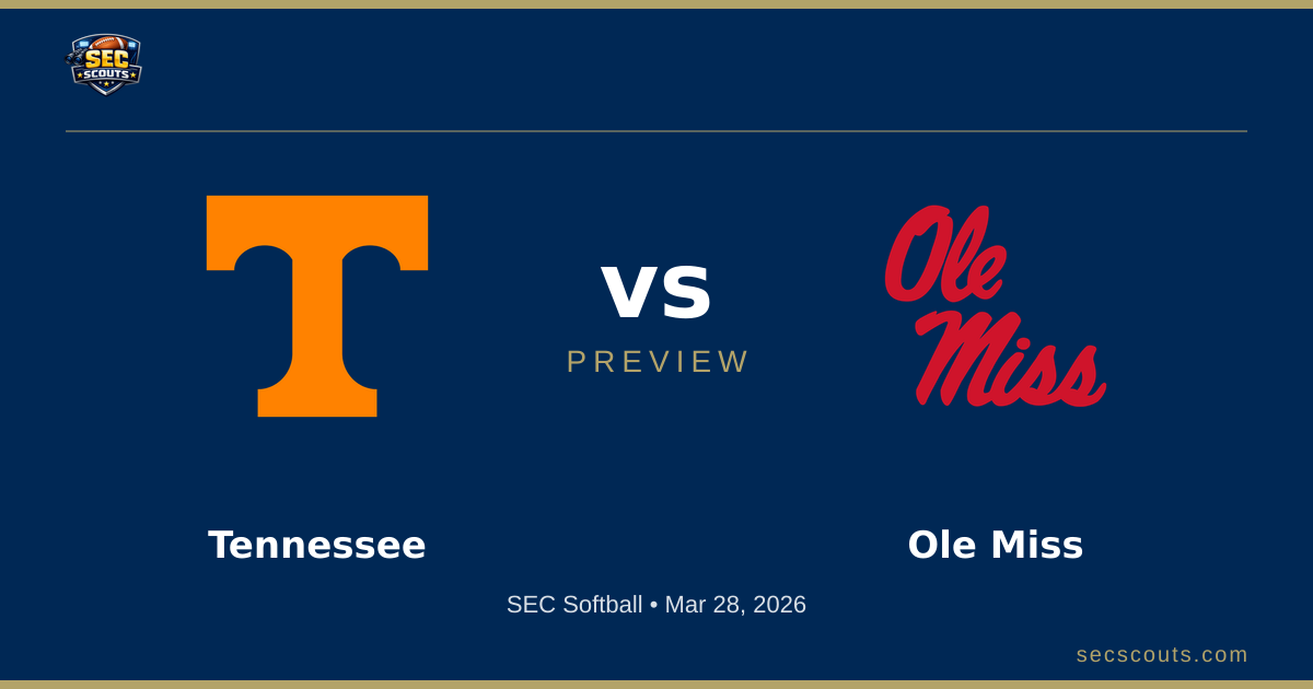 SEC Softball Preview: Ole Miss Rebels at Tennessee Lady Volunteers