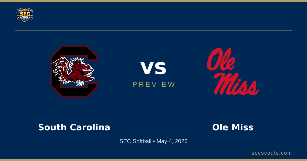 SEC Softball Preview: Ole Miss Rebels at South Carolina Gamecocks