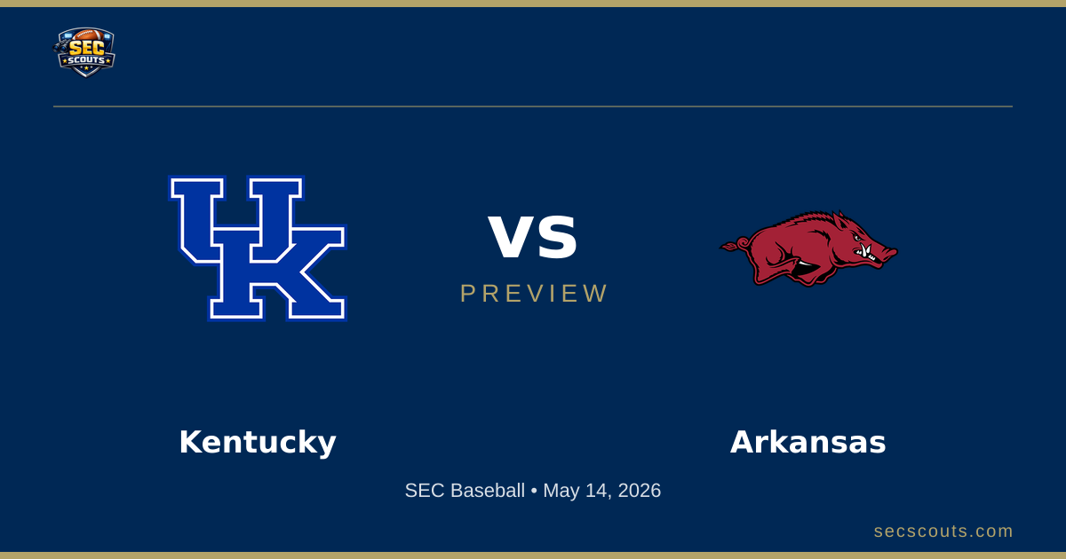 SEC Baseball Preview: Arkansas Razorbacks at Kentucky Wildcats