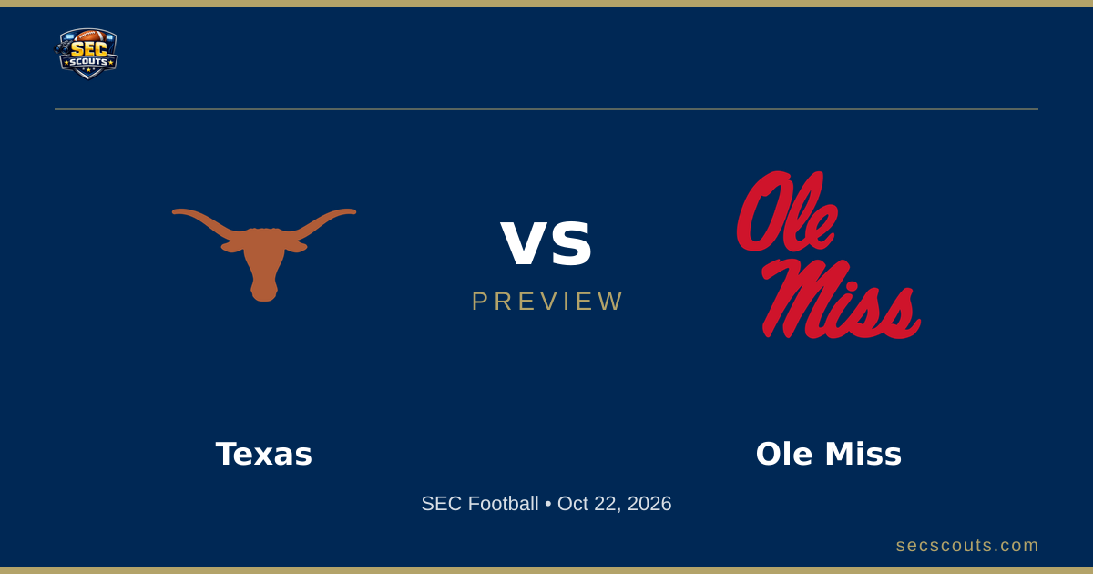 SEC Football Preview: Ole Miss Rebels at Texas Longhorns