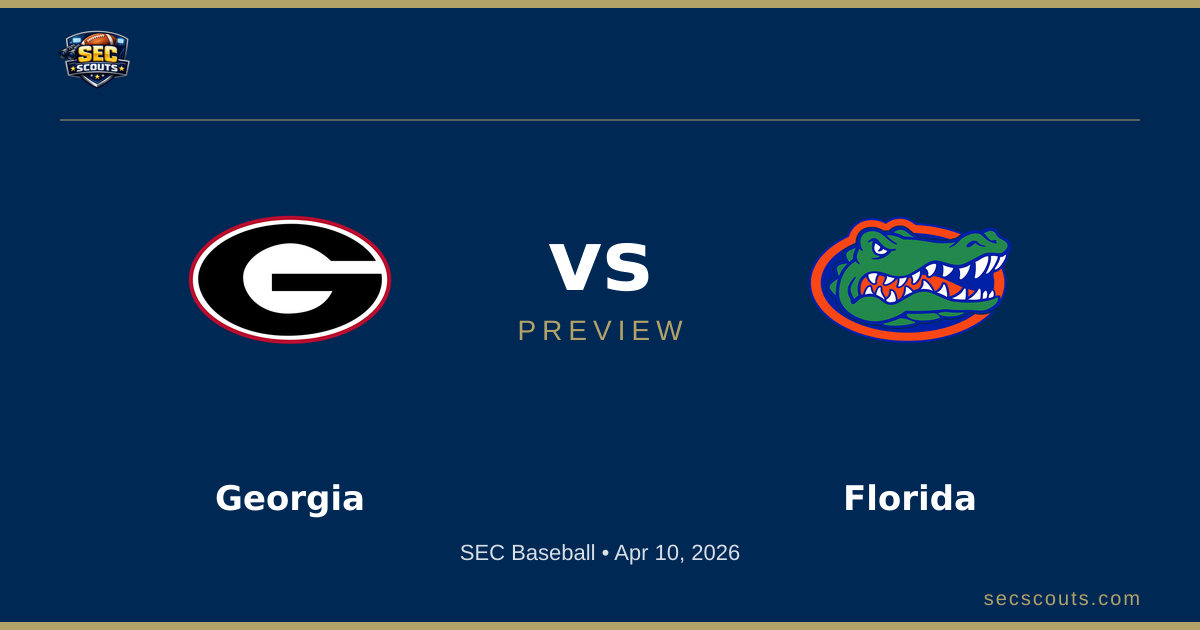 SEC Baseball Preview: Florida Gators at Georgia Bulldogs