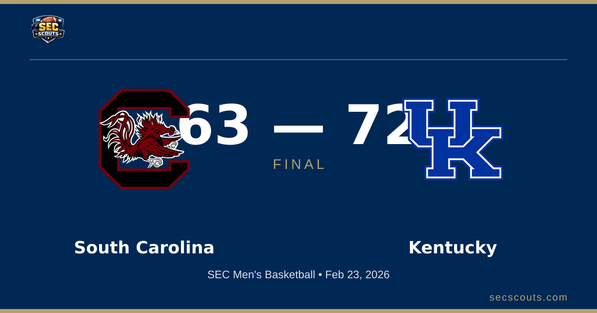 SEC Sports Update